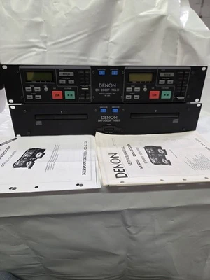 Denon DN-2000F MKII Double CD Player, Remote And Manual. Used Untested - Image 1 of 4