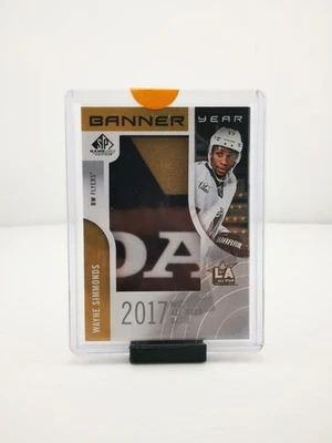 2017-18 SP Game Used Banner Year All-Star Game 2017 Wayne Simmonds #BAS-WS - Image 1 of 4