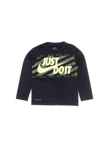 Nike Girls Black Active T-Shirt Small kids - Picture 1 of 2