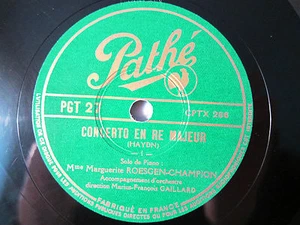 2x 78rpm ROESGEN-CHAMPION Piano - HAYDN CONCERTO D Major - TOP COPIES ! - Picture 1 of 1