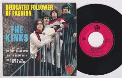 The KINKS * Dedicated Follower * 1965 French EP * MOD 60's BEAT * Listen! - Image 1 of 2