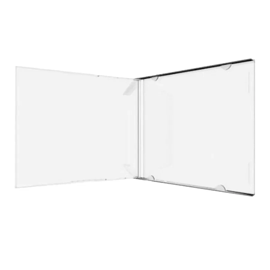 50 Custodie MediaRange CD Jewel Case 10,4mm singole SENZA TRAY Clear BOX110 - Immagine 1 di 1