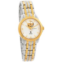 B Swiss Men's Watch Prestige OpenHeart Two Tone Steel Bracelet 50501.34.16.22
