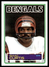 1983 Topps #236  Isaac Curtis    Cincinnati Bengals