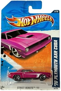 HOT WHEELS ‘70 PLYMOUTH AAR CUDA HW STREET BEASTS - Picture 1 of 2