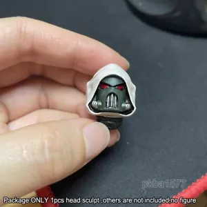 Delicate Painted White Hooded Dark Green Head Sculpt Model For Joytoy Figure - Picture 1 of 3