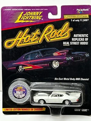 Johnny Lightning Hot Rods White Lightning Pontiac GTO, Goin Goat Foto 1 de 4
