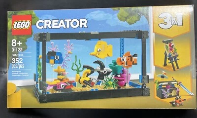 LEGO Creator 3 in 1 FISH TANK 31122 8+ 352 Pieces - Image 1 of 4