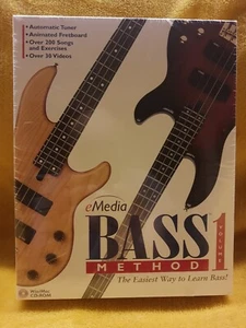Bass Method volume 1, 200+ Beginner Bass Lessons for MAC/PC eMedia Guitar - Picture 1 of 6