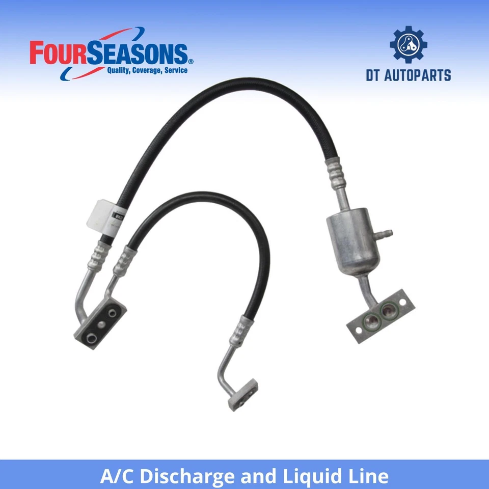 Para Dodge D150 1982-1988 A/C descarga y línea líquida 4 temporadas 1983 1984 1985 Foto 1 de 4