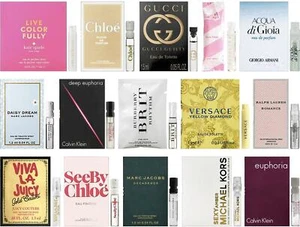 Random Most Favorite/Popular Women Fragrance Sampler Set - Lot of 5/10/15/20 - Picture 1 of 4