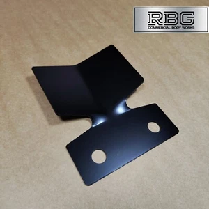 Bumper Protector Towbar Plate Tow Ball BLACK Bolt on Bracket Towing Trailer - Picture 1 of 14