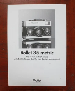 HOJA DE VENTAS MÉTRICAS ROLLEI 35, 2/93/178263 - Imagen 1 de 1