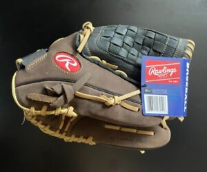 NEW Rawlings RBG36BC 12.5" Leather Zero Shock Baseball Glove Right Hand Throw