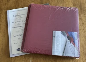 New Creative Memories 12x12 Red Album with White Pages & Protectors - Picture 1 of 2