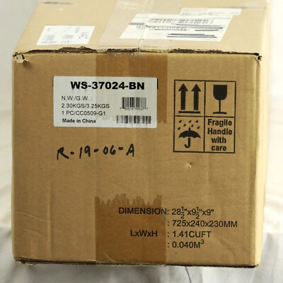 Luz de pared LED WAC Lighting Mercer 24" 3000K, níquel cepillado/ópalo - WS-37024-BN Foto 1 de 2