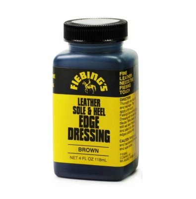 Fiebing's Leather Sole & Heel Edge Dressing  Shoes Boots- BROWN 4 oz. - Image 1 of 4