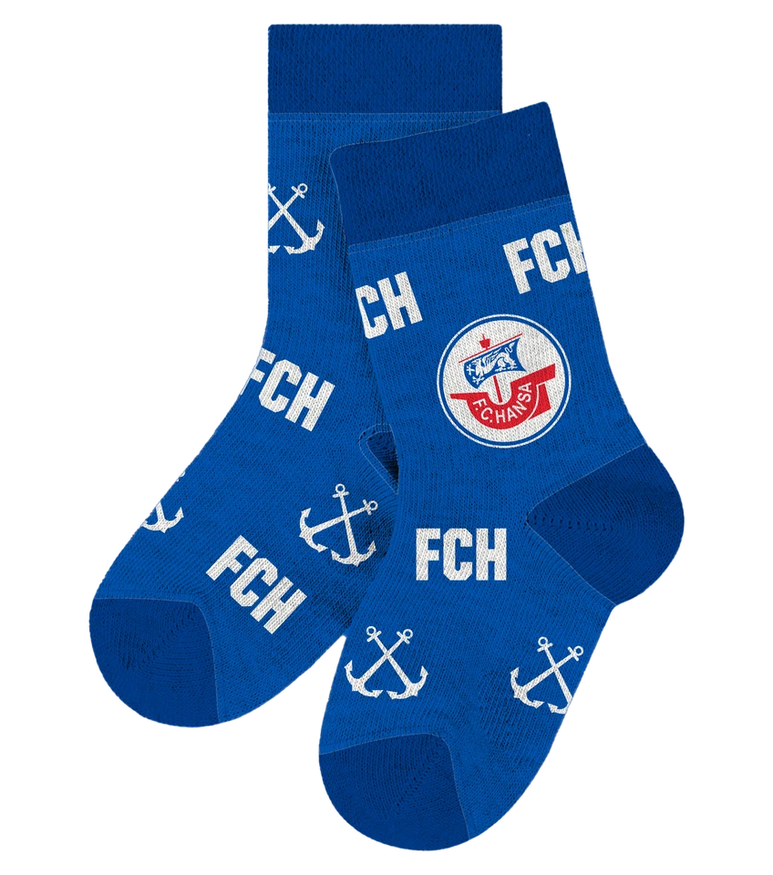 F.C. Hansa Rostock Kindersocken Gr. 21-28