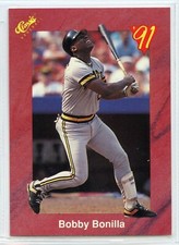 1991 Classic Baseball Trivia Card - #T92 - Bobby Bonilla - Pittsburgh Pirates