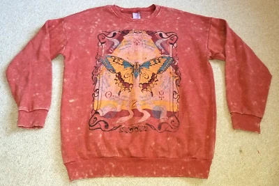 Sudadera Y2K - SIN LÍMITES - 'Plover lavado rojo cosecha' mariposa - M (7-9) Foto 1 de 4