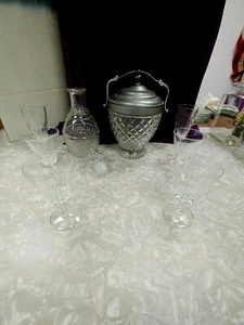 PRINCESS HOUSE CRYSTAL AND OTHER CRYSTAL COLLECTION OF 9 PIECES +WINE GLASSES - Picture 1 of 12