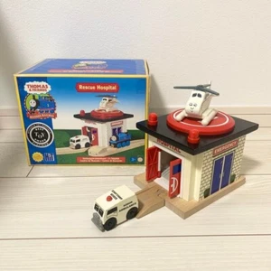 Thomas Wooden Rail Series Harold Sodor Rescue Hospital - Picture 1 of 17