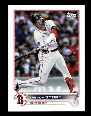 2022 Topps Mini Update #US22 Trevor Story Boston Red Sox - Image 1 of 2