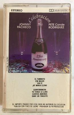 JOHNNY PACHECO PETE CONDE RODRIGUEZ - CELEBRACION - MEXICAN TAPE ALBUM, SALSA - Image 1 of 4