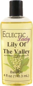 Lily Of The Valley Bath Oil - Scented Body Oil - Relaxing & Moisturizing - Picture 1 of 7