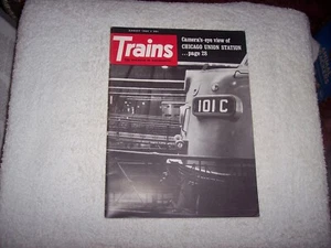 TRAINS THE MAGAZINE OF RAILROADING--AUGUST 1965    #137 - Picture 1 of 7