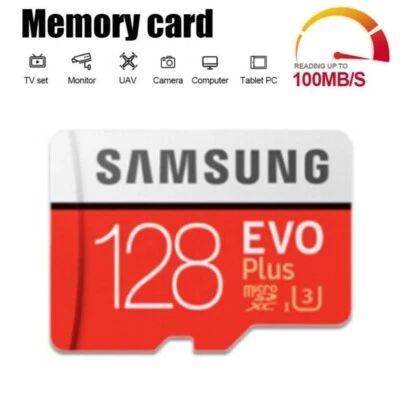 Scheda di Memoria MicroSD Samsung SD Karte MicroSD 128GB Memory Card 100MB/S - Immagine 1 di 4