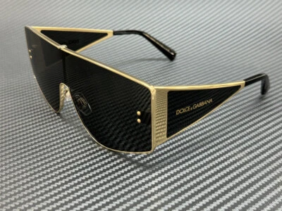 Gafas de sol grandes Dolce & Gabbana DG2305 02 87 gris dorado para hombre 70 mm Foto 1 de 4