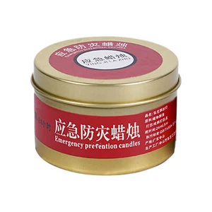 Emergency Survival Candle 20 Hour Wilderness Outdoor Heat Tin Camping Box - Foto 1 di 12