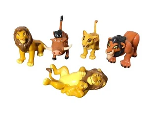 Vintage 1990s Disney The Lion King PVC Figure Lot Mufasa Simba Scar Nala Pumbaa - Picture 1 of 5