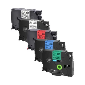 5PK Compatible con Cinta de Etiqueta Brother P-Touch TZ141 241 441 541 741 3/4" - Imagen 1 de 12