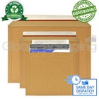 ECO-FRIENDLY EXPANDABLE CARDBOARD RIGID ENVELOPES MAILERS 400gsm FLUTED C4 C5 CD