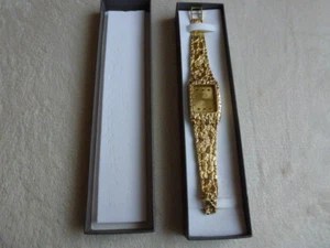 Verkaufe neuwertige goldene - 585 - Uhr mit Quarzwerk, so wie gekauft und abgebi - Bild 1 von 10