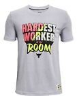 T-shirt graphique Under Armour Boys' Project Rock Hardest Worker 1361865-011