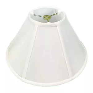 , Inc. BSO-706W-13WH Coolie Empire Basic Lamp Shade, 5 x 13 x 8, White - Picture 1 of 8