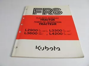 Tractores Kubota modelo L2900 L3300 L3600 L4200 programa de tarifa plana - Imagen 1 de 7