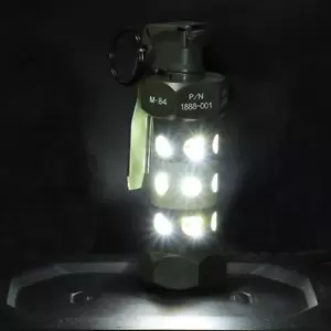 Flash Emergenza Luce Tattica Cosplay Nylon Manichino M84 Flashbang Modello Plastica - Foto 1 di 11