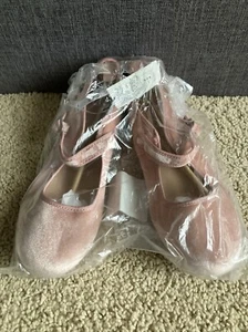 NEW NIP Old Navy Mary Jane Ballet Flats Light Pink US Shoe Size 5 - Picture 1 of 6