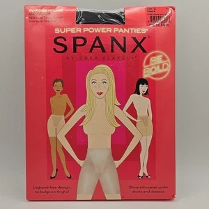 SPANX In Power Line Super Power Panties Mid Thigh Shaper Size G Black NEW - Picture 1 of 4
