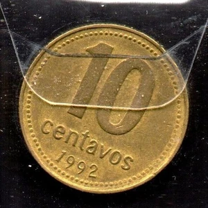 S646: Moneta Coin ARGENTINA 10 Centavos 1992 - Picture 1 of 1