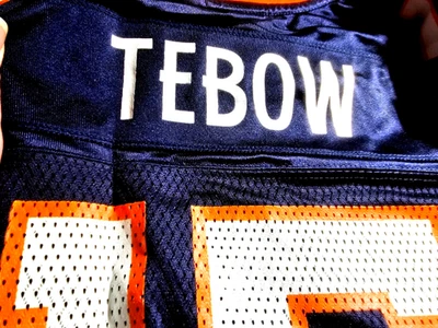 Camiseta deportiva para mujer Reebok On Field Denver Broncos Tim Tebow #15 cosida azul XL NUEVA CON ETIQUETAS Foto 1 de 4