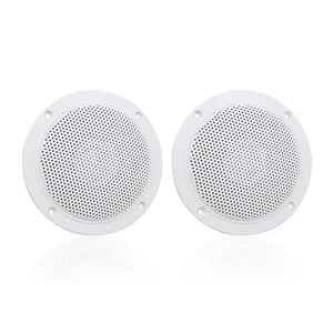4 Inches Waterproof Marine Ceiling Speakers with 160 Watts Power Handling for... - Picture 1 of 8