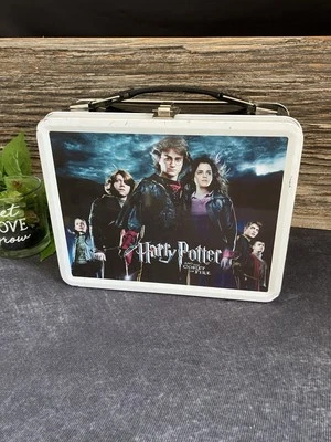 Harry Potter and the Goblet of Fire Lunch Box. Metal. Warner Bros Meca.  Good C - Image 1 of 4