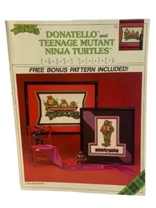 Donatello Teenage Mutant Ninja Turtles Counted Cross Stitch Design Leaflet Book - Picture 1 of 10