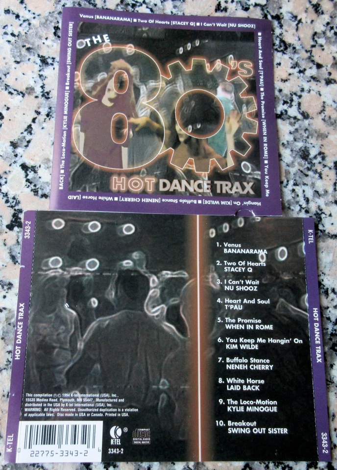 White Horse Laid Back When In Rome Stacey Q Neneh Cherry T'Pau Very Rare 80s CD Foto 1 de 2