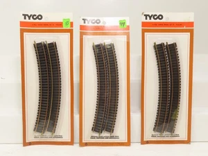 Tyco 918:100 HO gebogenes Gleis 3 versiegelte Packungen 10218 - Bild 1 von 4